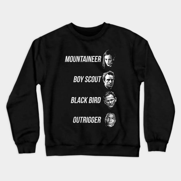 Alias Code Names Crewneck Sweatshirt by creativespero